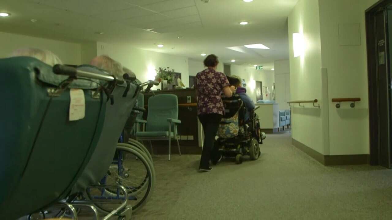 A worker in aged care