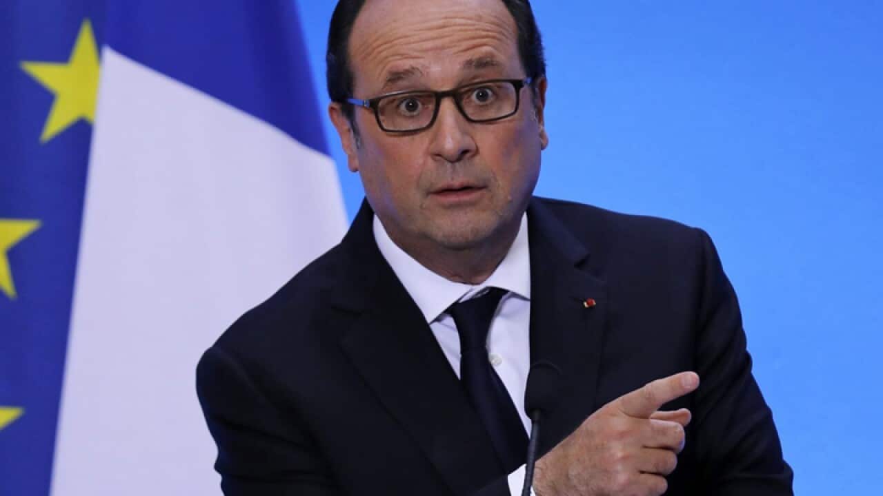 French President Francois Hollande