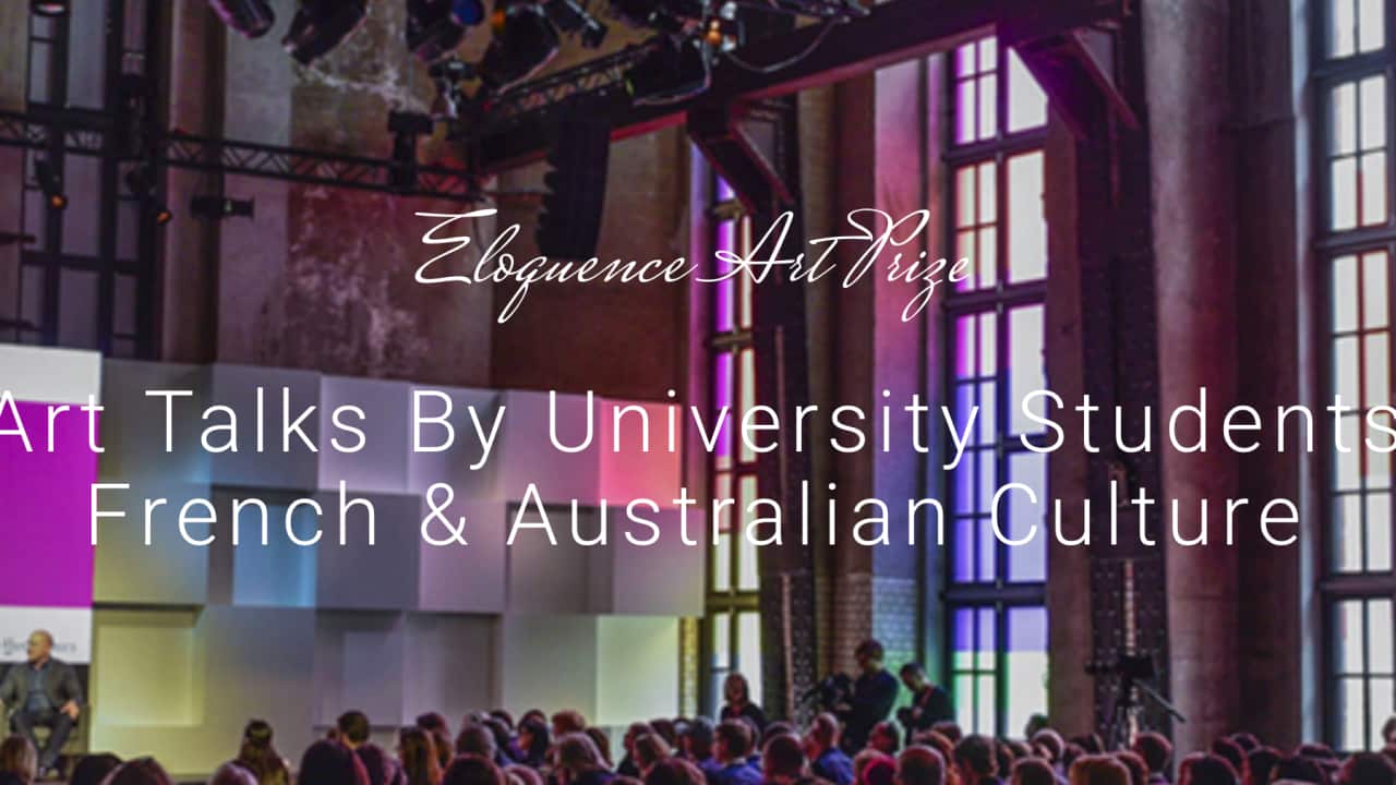 'Eloquence Art Prize', un concours pour récompenser le meilleur talk de 15 minutes en art.