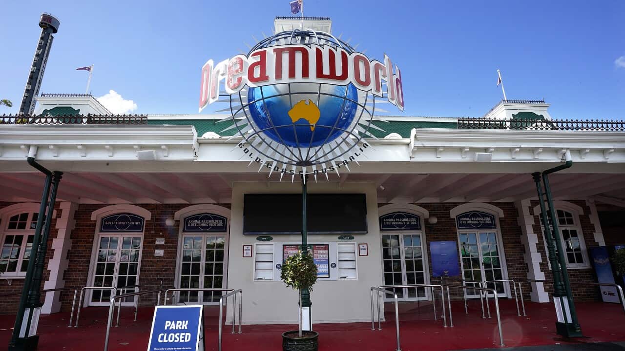 The Dreamworld theme park on the Gold Coast, 17 June, 2020.