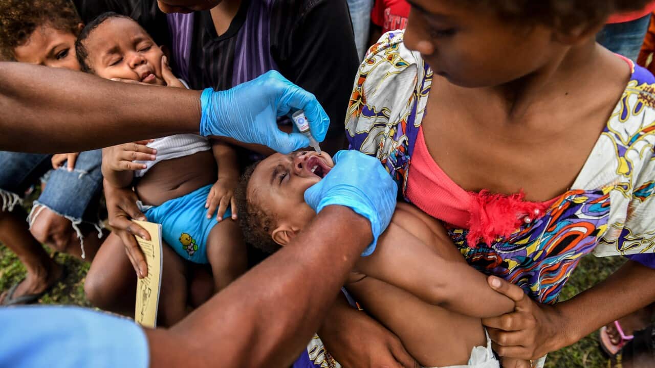 POLIO VACCINATIONS PAPUA NEW GUINEA