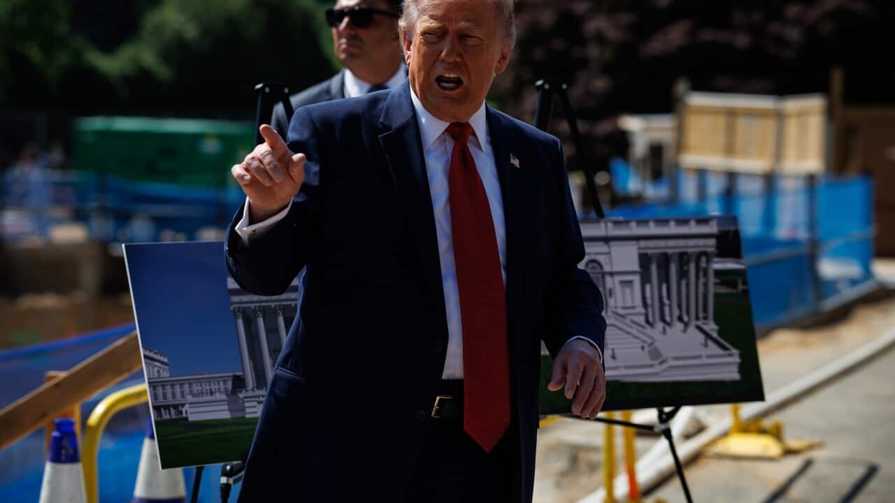 DC: U.S. President Donald Trump Speaks About New East Wing