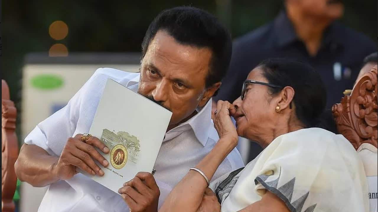 MK Stalin and Mamtha Banerji