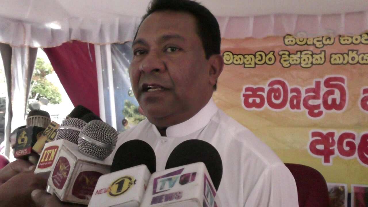 S.B. Dissanayake_ SL minister