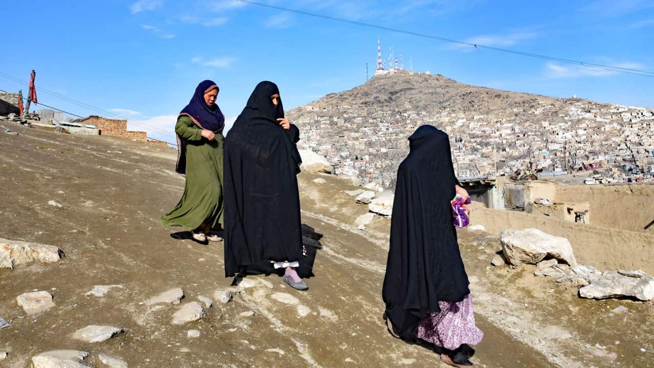 Afghan women in Kabul.