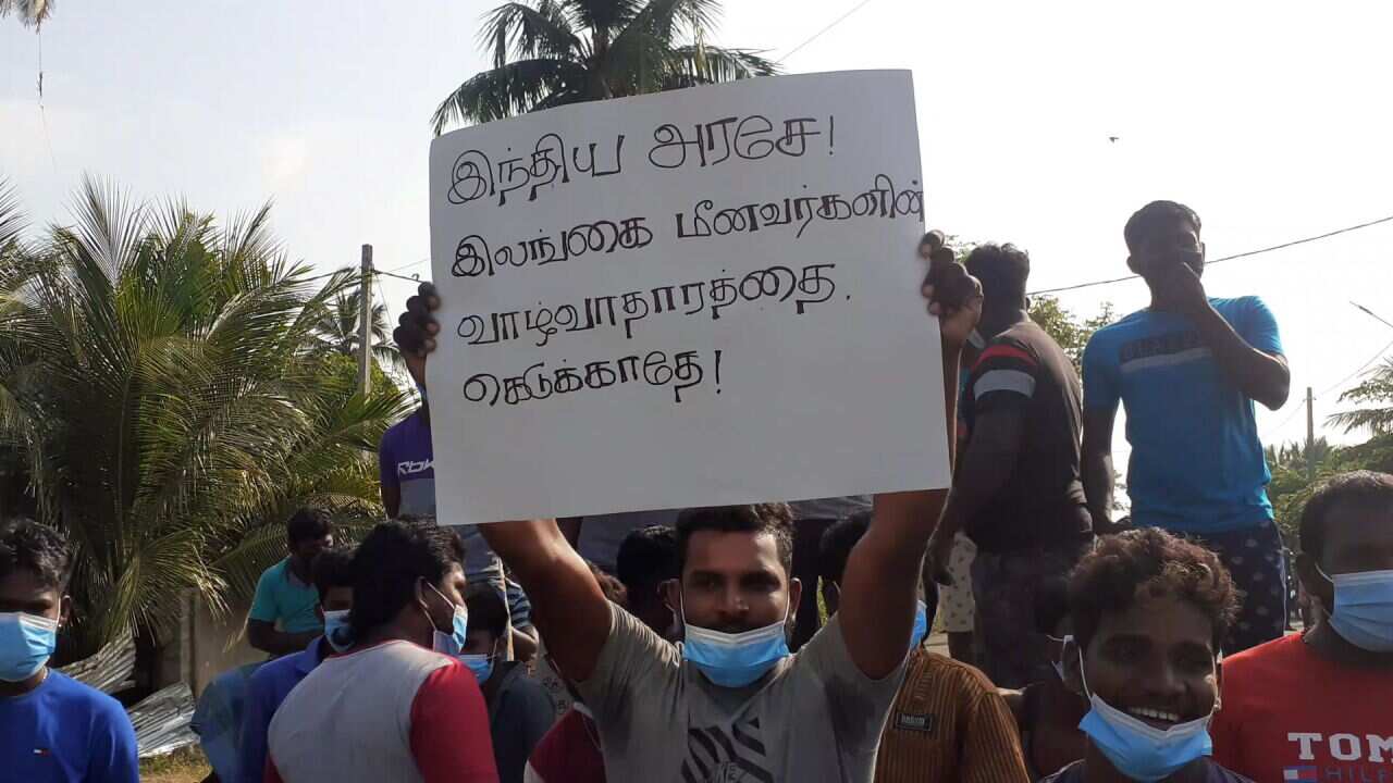 Sri Lankan Fishermen Protesting.jpg
