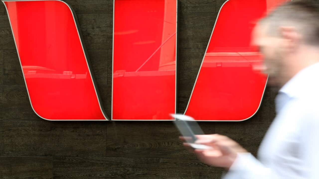 A Westpac branch sign