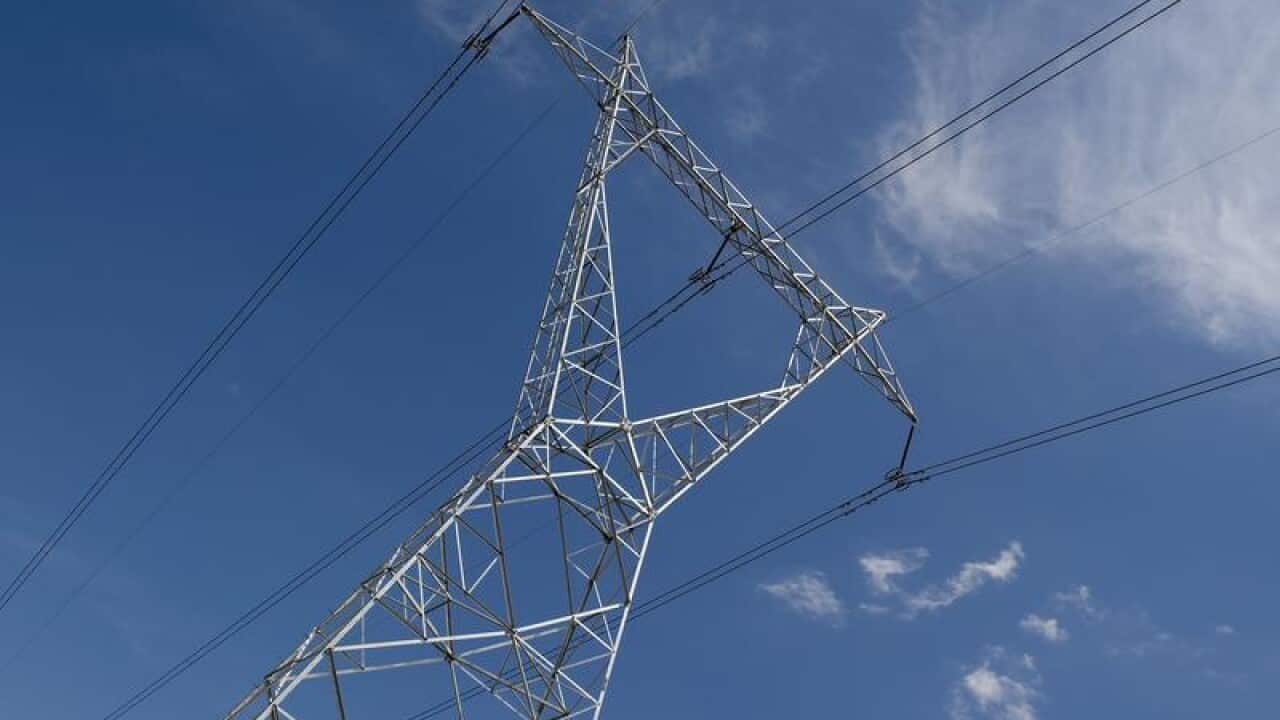 High voltage electricity towers