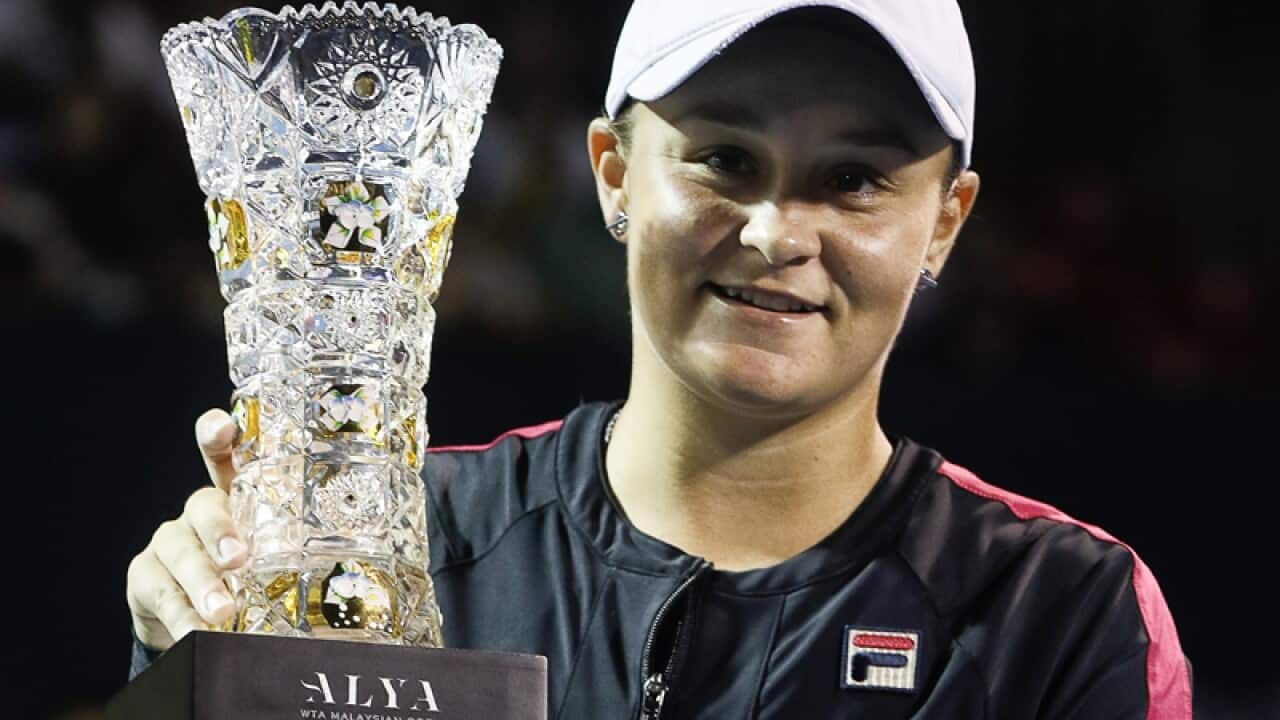 Australian tennis player Ashleigh Barty