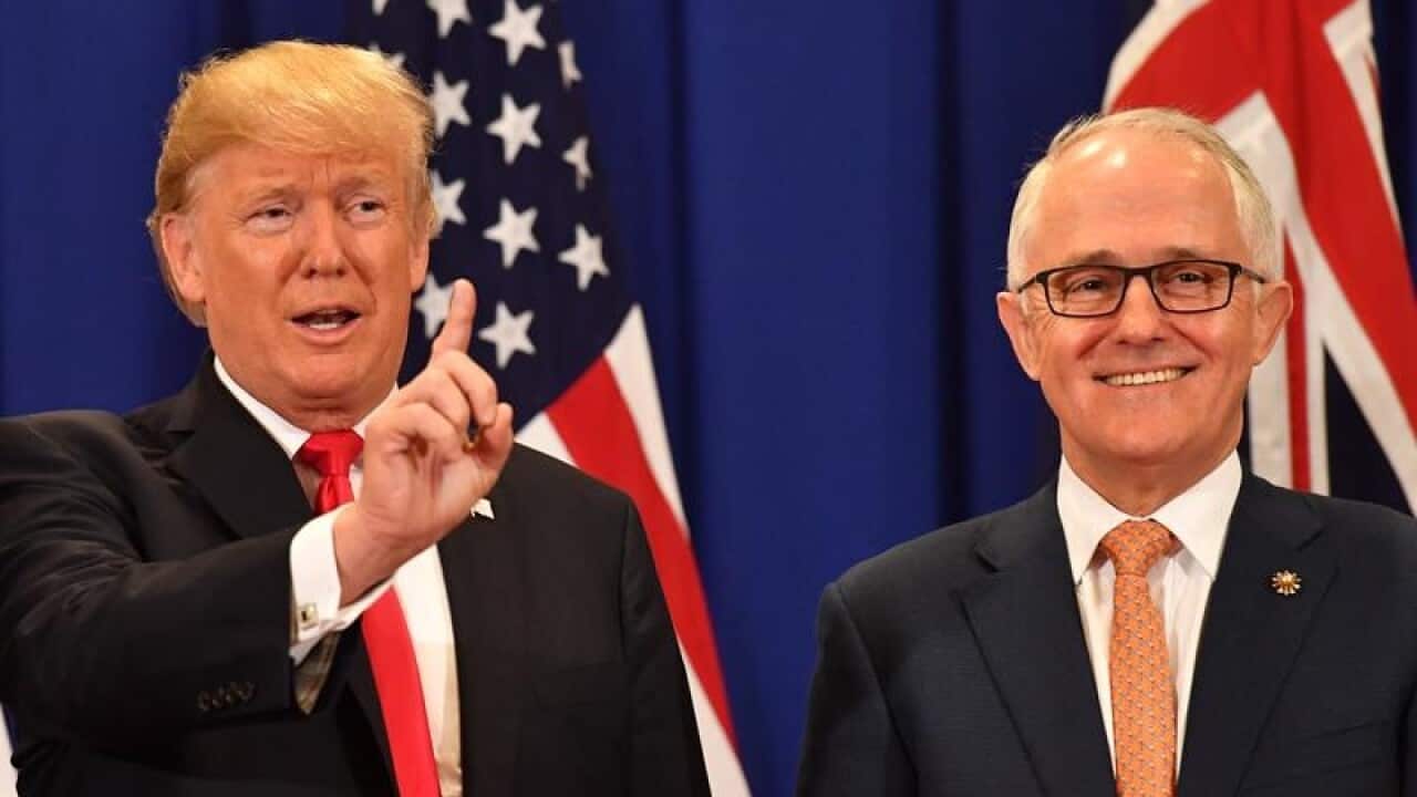 US President Donald Trump and Australian PM Malcolm Turnbull