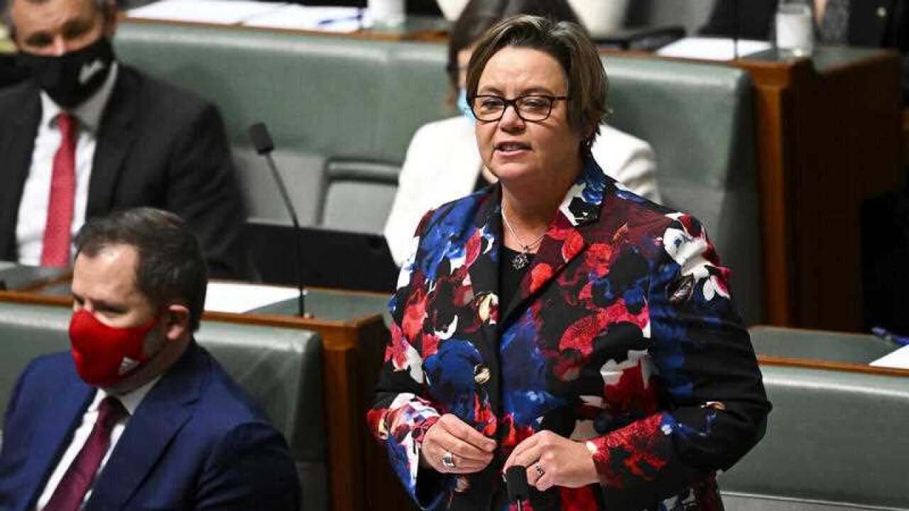 Australian Resources Minister Madeleine King speaks during House of Representatives Question Time at Parliament House in Canberra