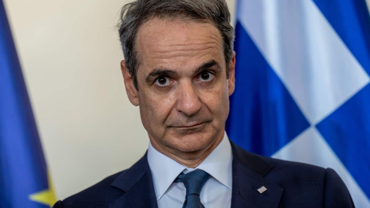 Greek Prime Minister Kyriakos Mitsotakis