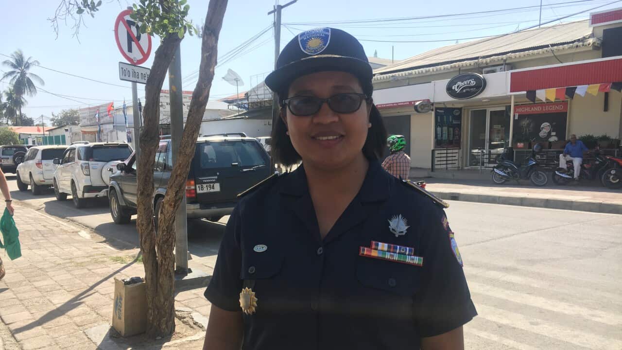 Timor-Leste's first female police commander Superintendent Natercia E.S. Martins
