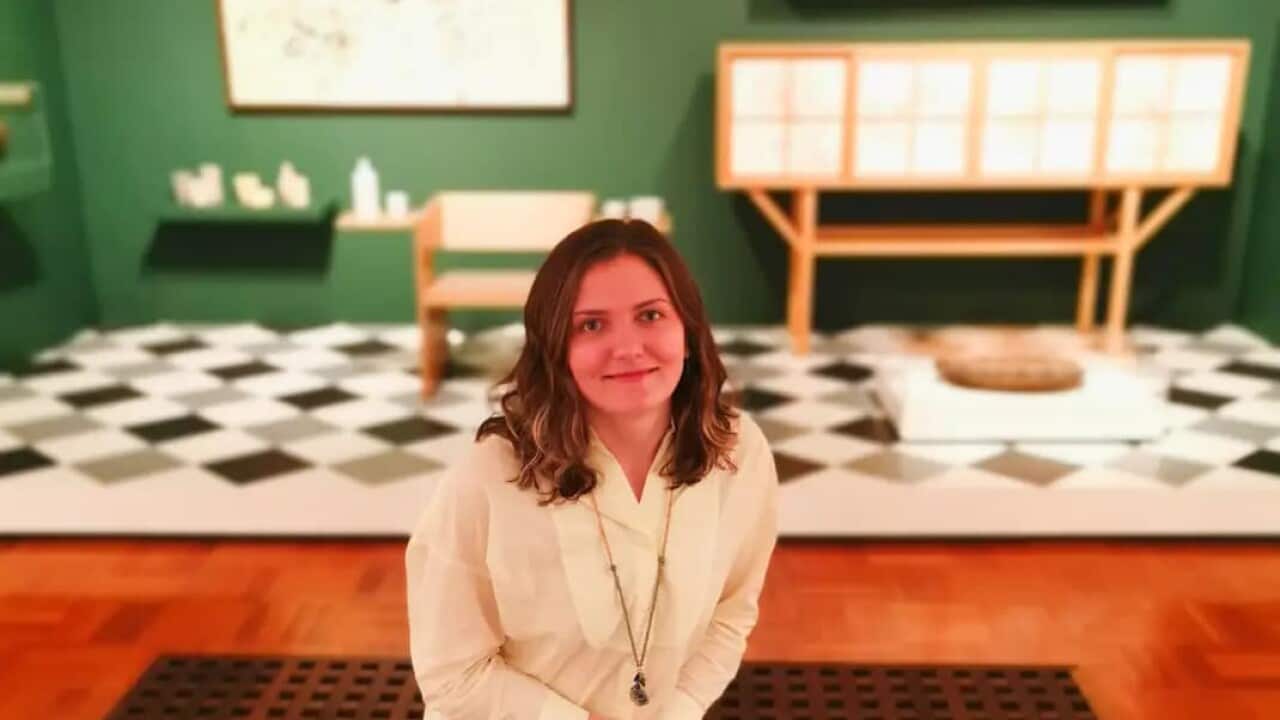 Anna Ivchenko opened a library with books in Russian in Adelaide