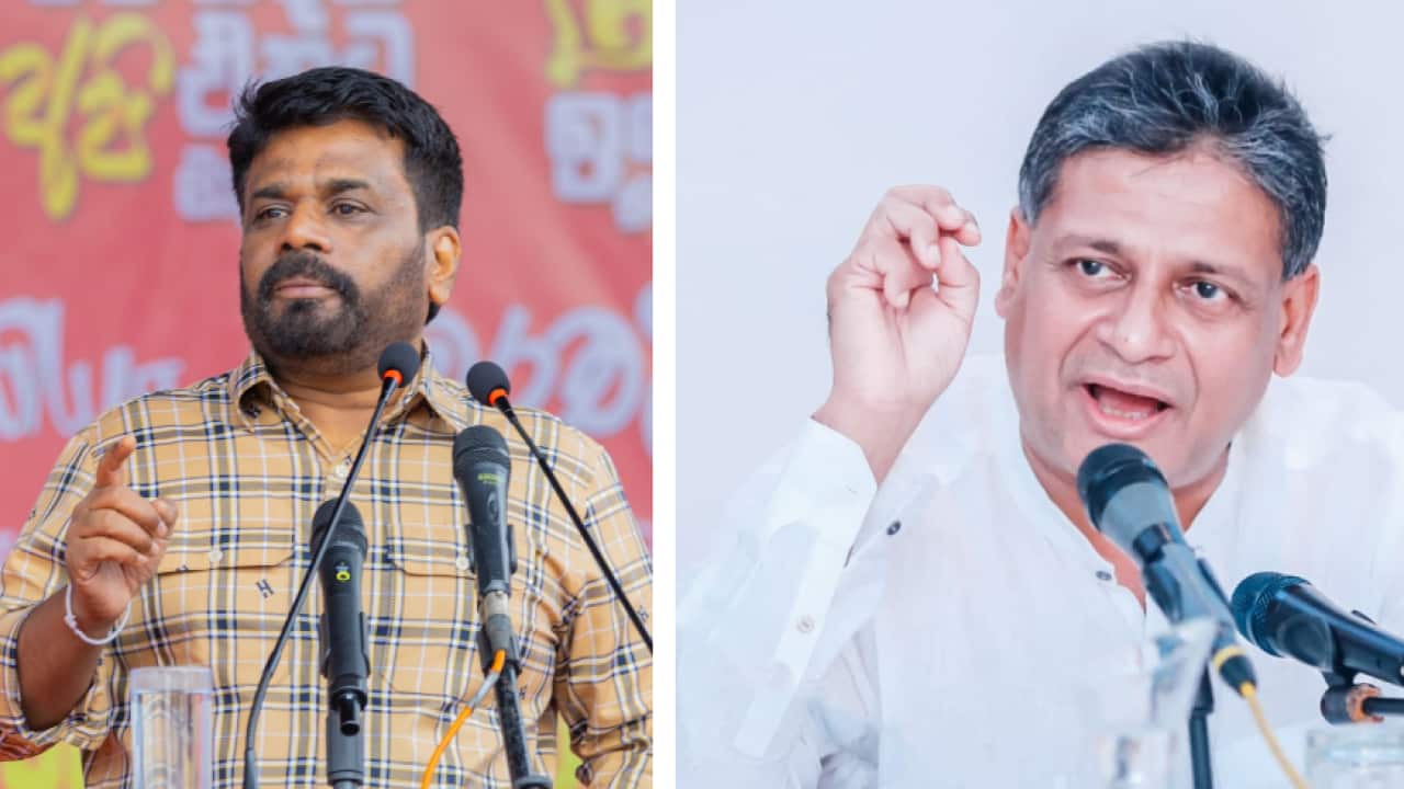 Anura Kumara Dissanayake and Dilith Jayaweera