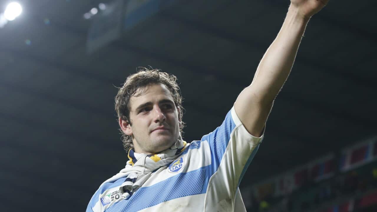 Argentina's Nicolas Sanchez.
