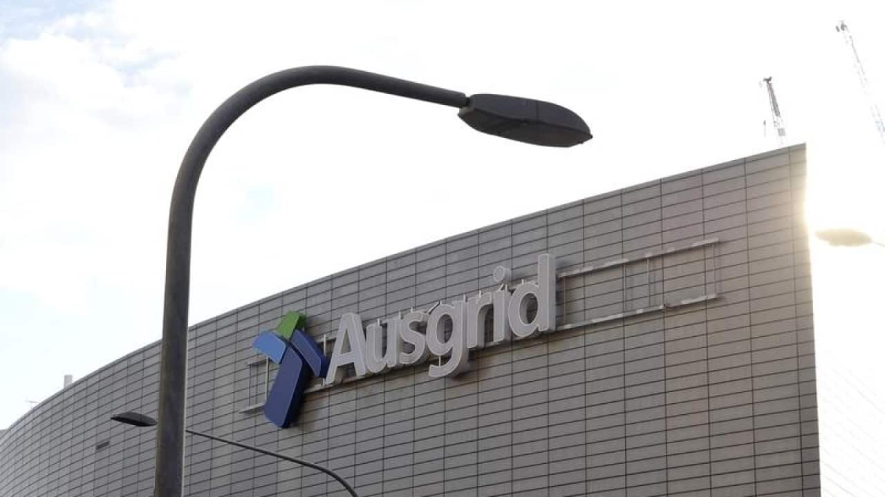 Ausgrid signage seen in Sydney.