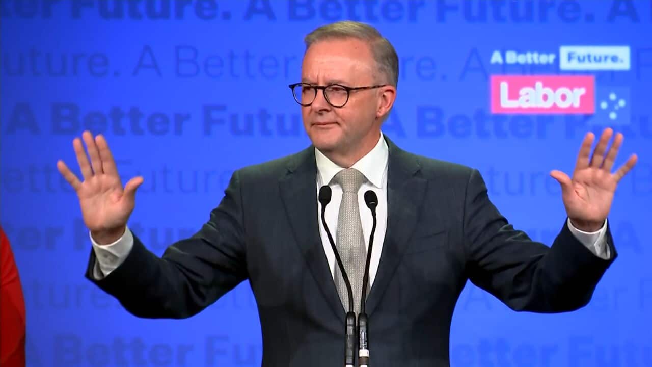 Anthony Albanese claims victory in the 2022 Australian federal election