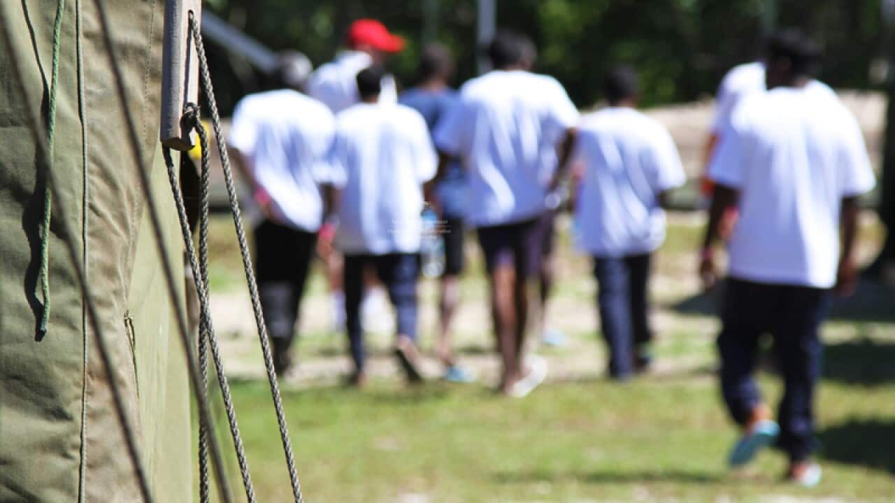 The detention centre in Nauru