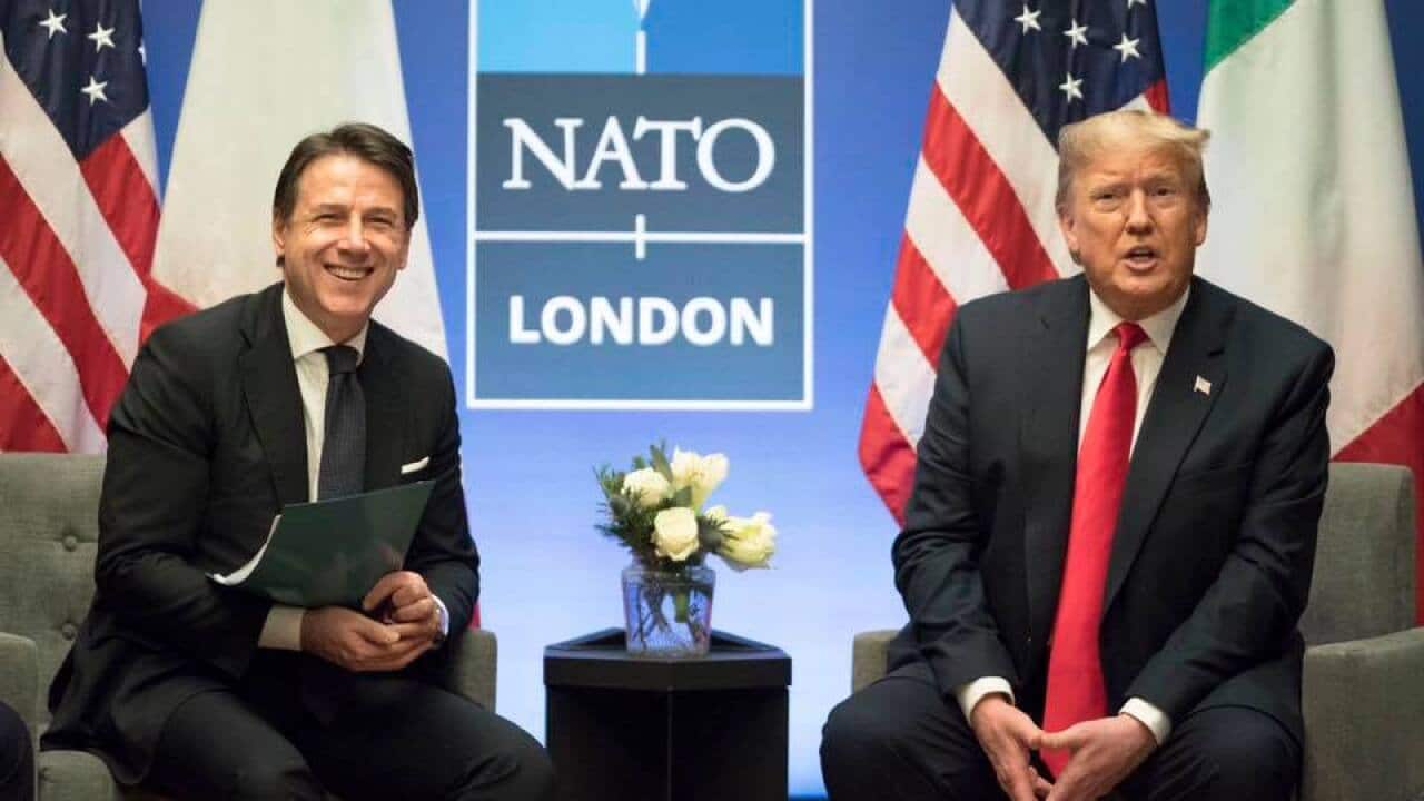 Giuseppe Conte e Donald Trump