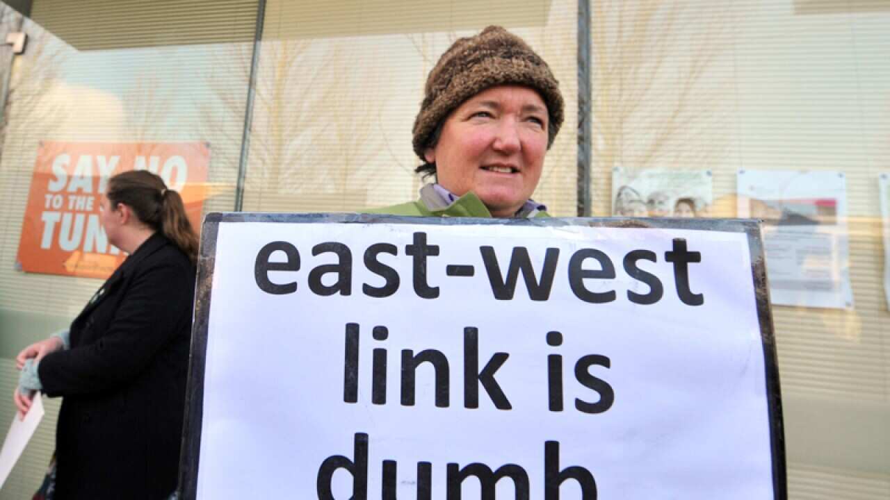 Opponents of the East-West Link project