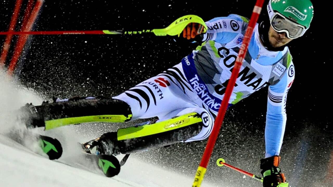 Felix Neureuther during the World Cup event in Madonna di Campiglio