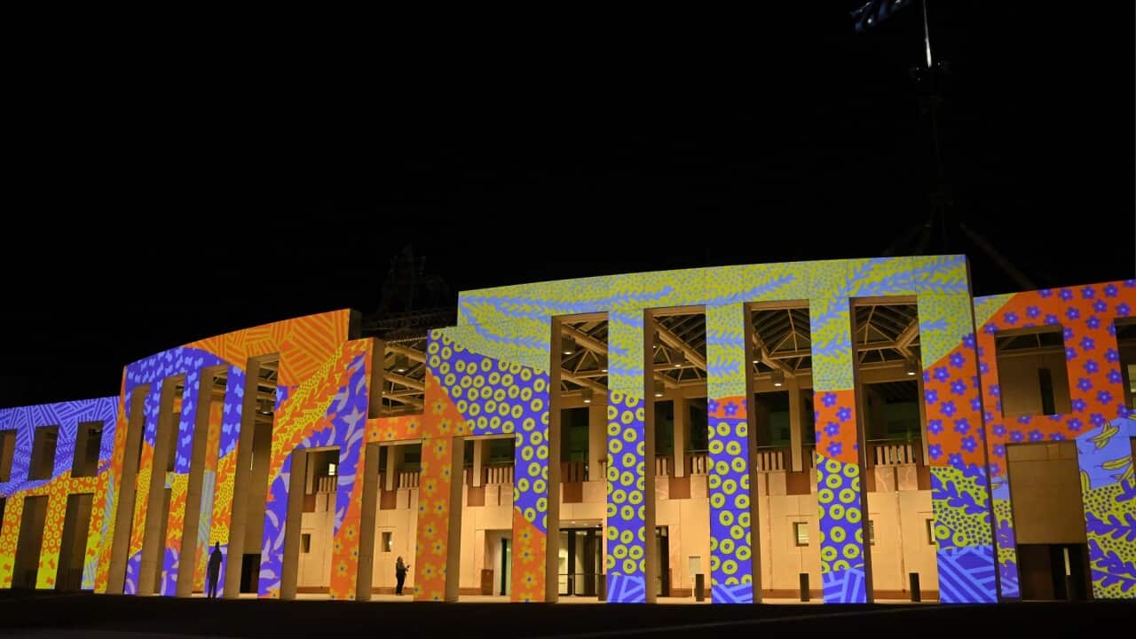 ILLUMINATION NATIONAL RECONCILIATION WEEK PARLIAMENT HOUSE
