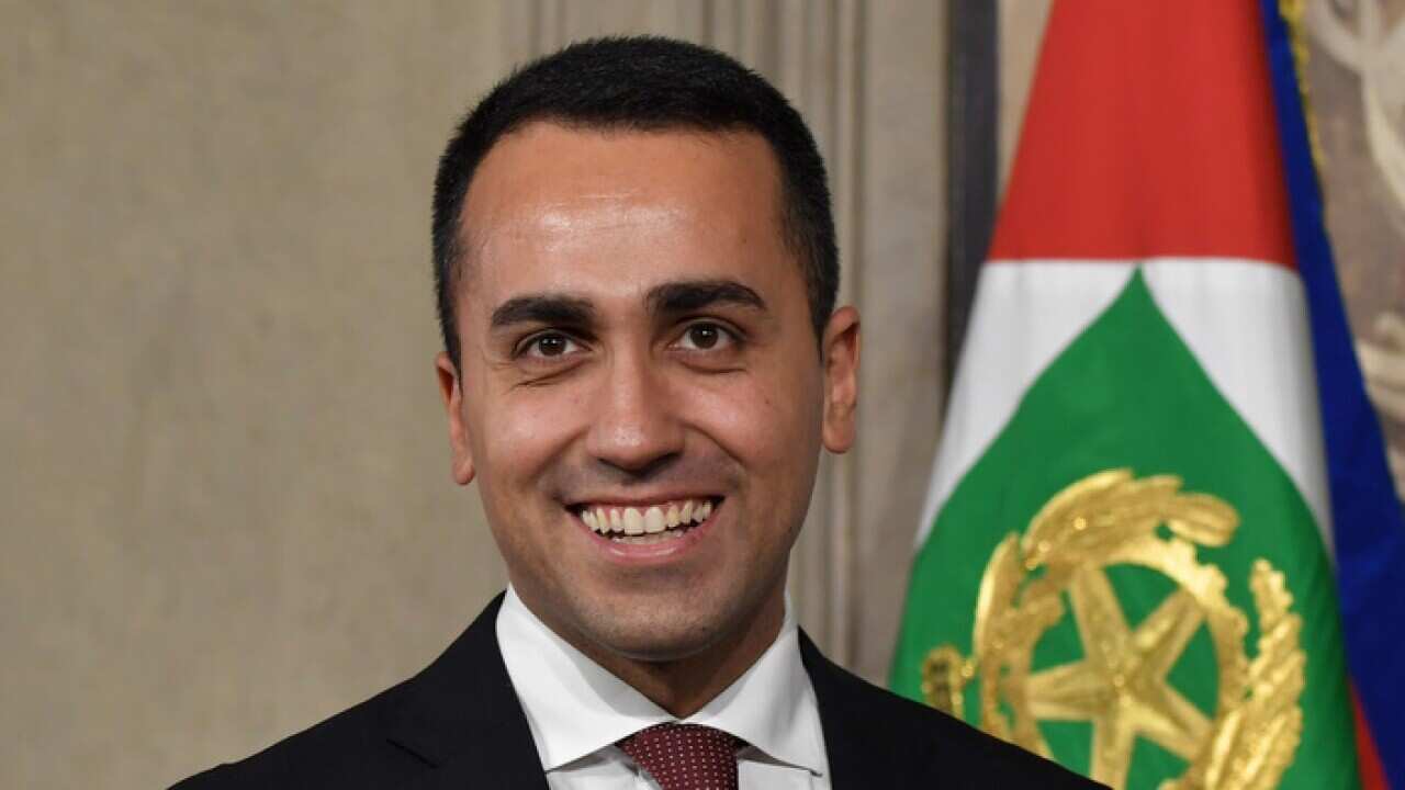 Anti-establishment Five Star Movement (M5S) leader Luigi Di Maio