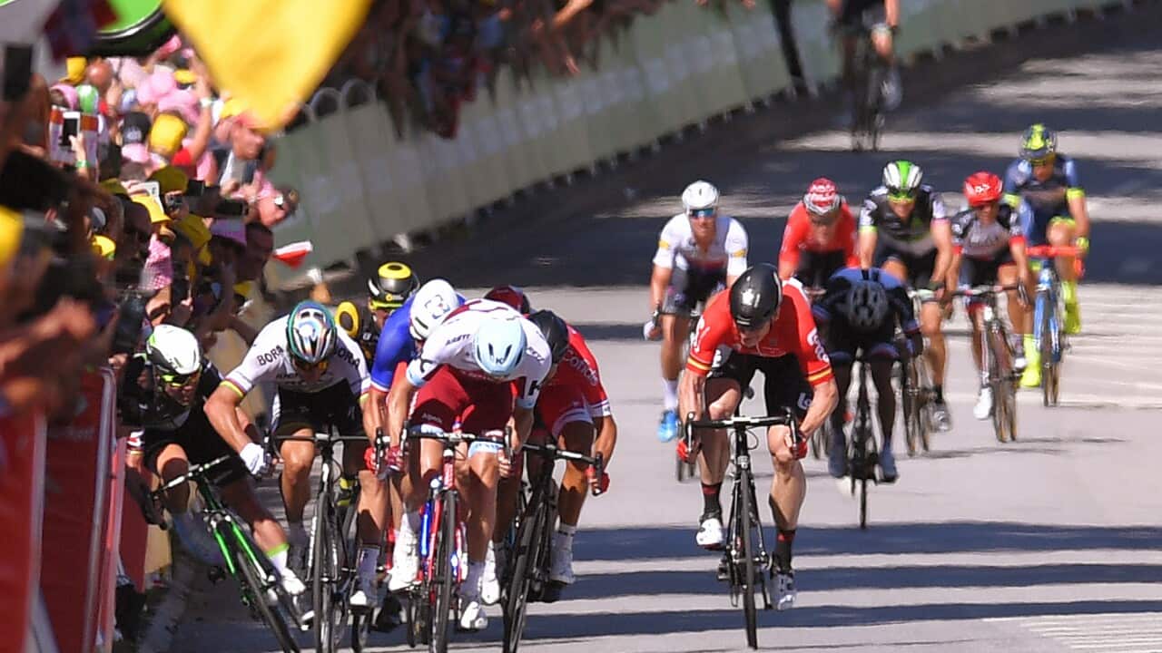 Arnaud Demare, FDJ, Tour de France 2017, crash