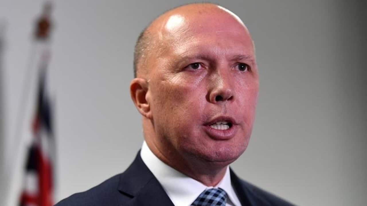 Peter Dutton at Parliament House.