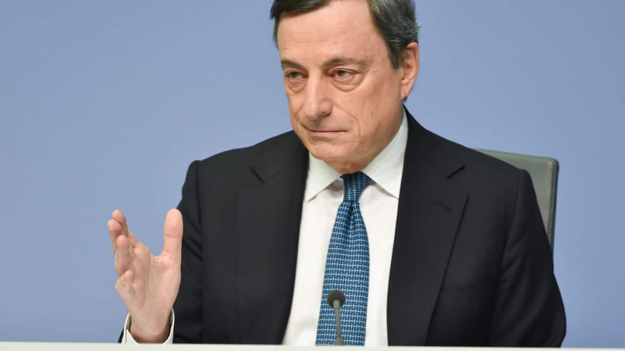 Mario Draghi, president of the European Central Bank (ECB)
