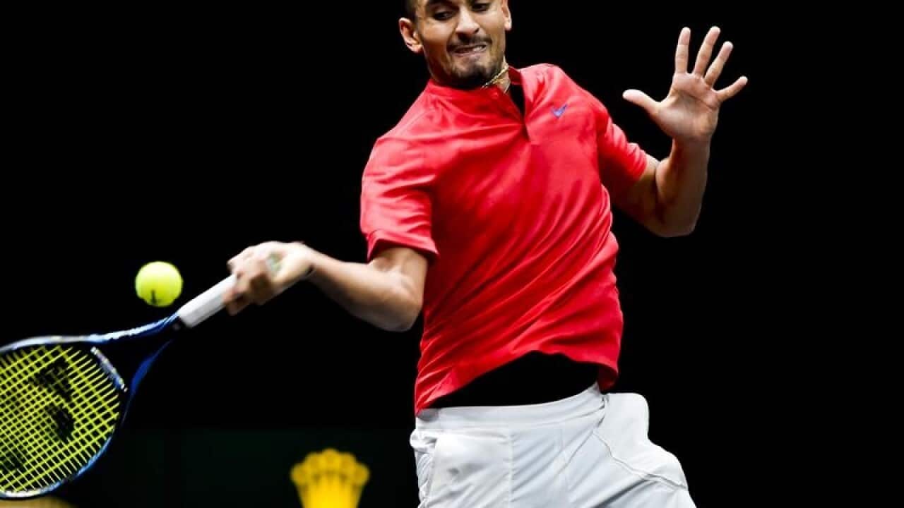 Australian tennis player NICK KYRGIOS