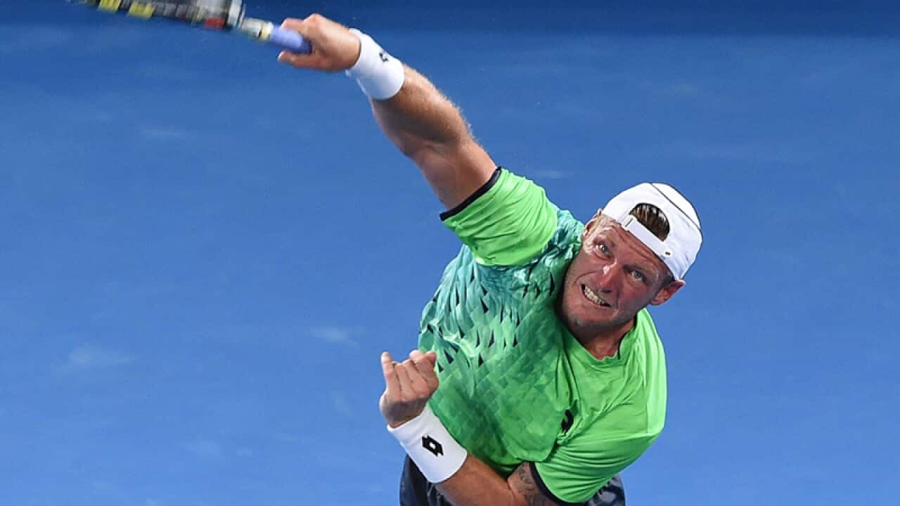 Australian tennis player Sam Groth