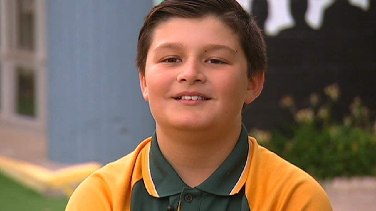 Ten-year-old Thomas Dimovski