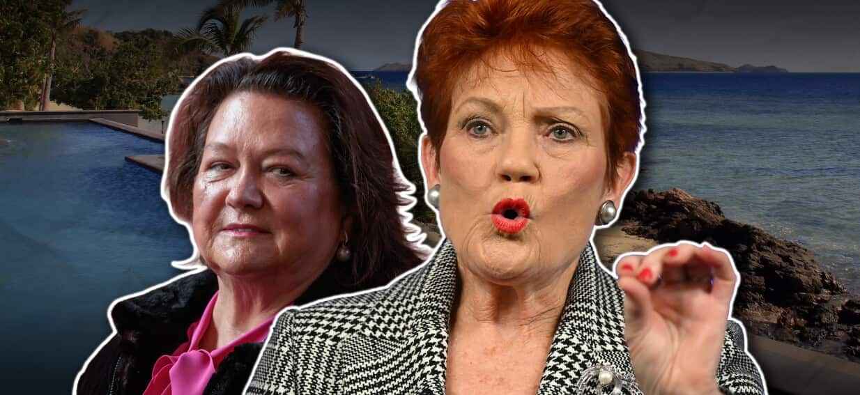 Rinehart Bankrolled Hanson's Indigenous Trip and Fashion Bash