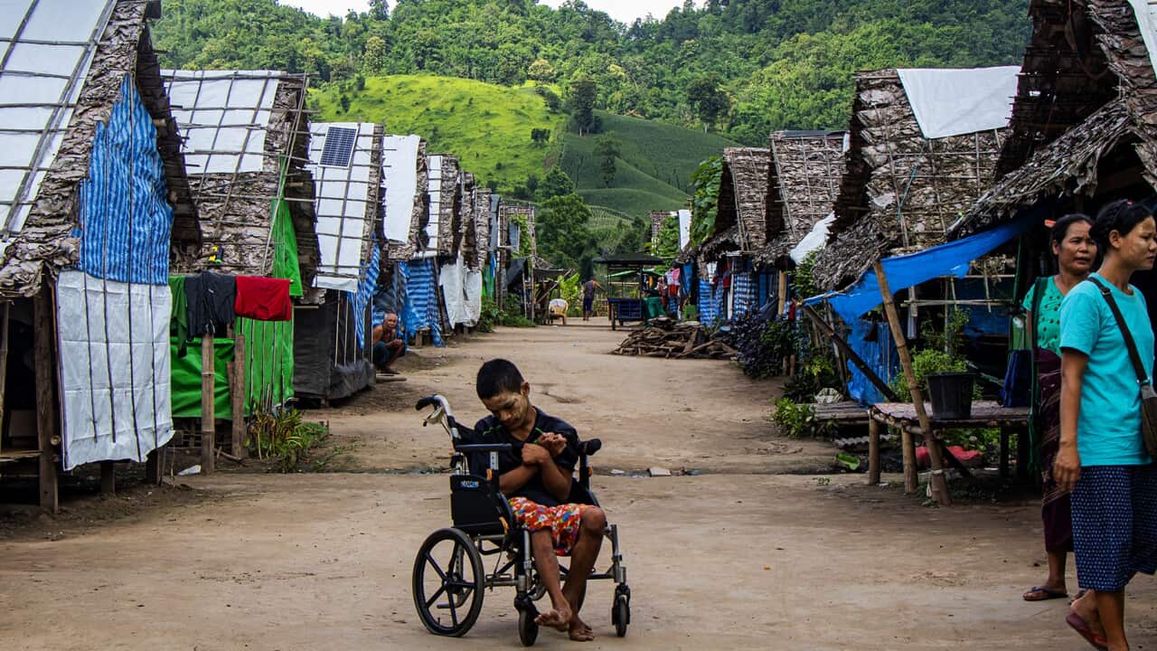 ကူရာမဲ့ရပ်ဝန်းက မသန်စွမ်းစစ်ရှောင်များ