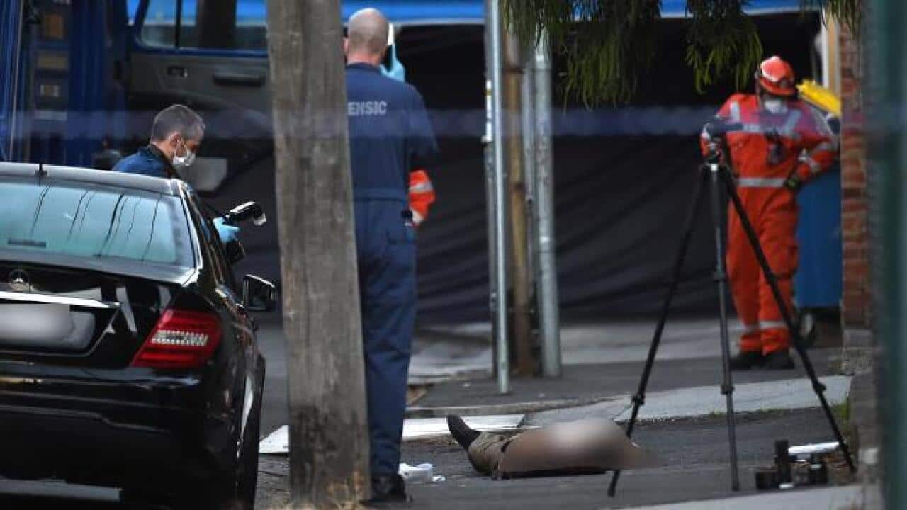 Dead body on Brunswick East