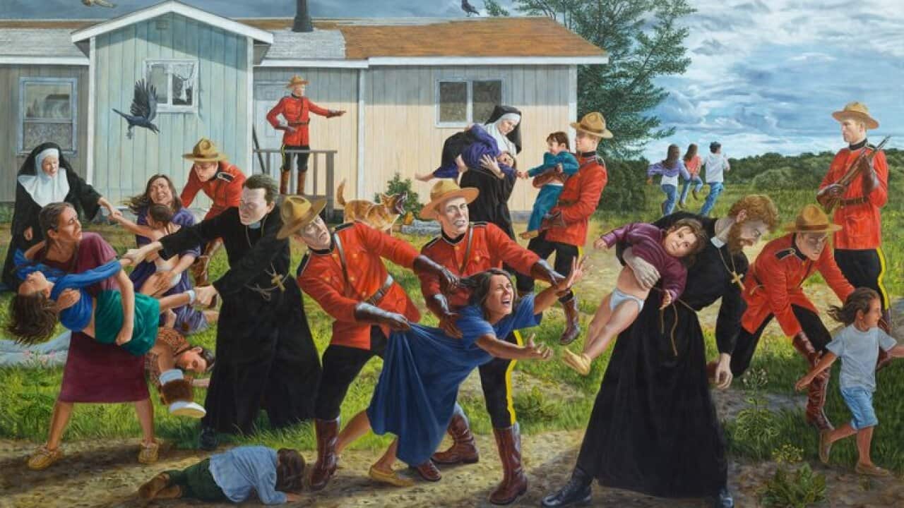 The Scream, by Kent Monkman (2016)