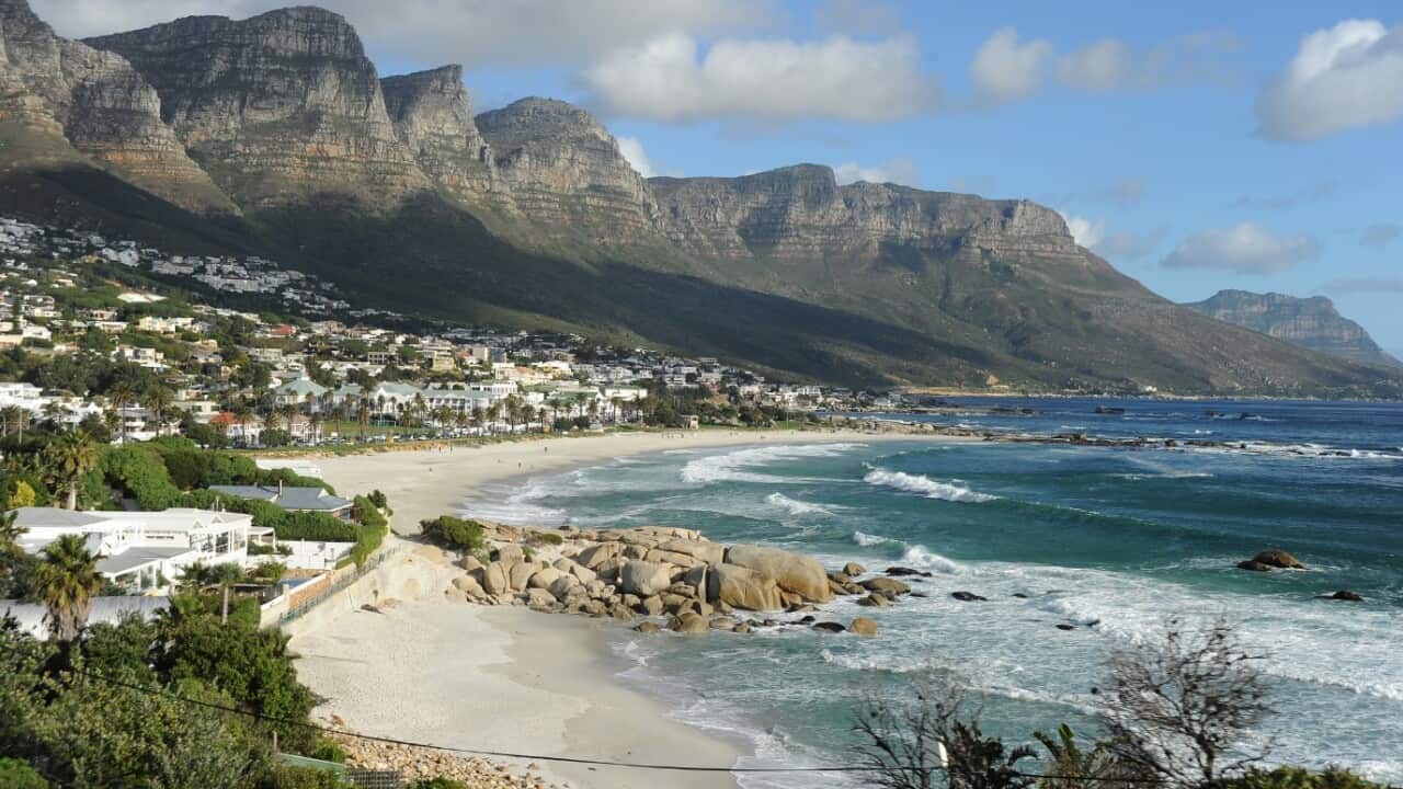 A general view of Camps Bay, Cape Town.