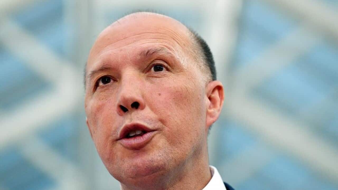 Minister for Home Affairs Peter Dutton