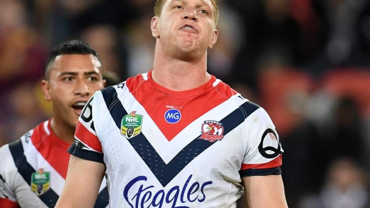 Dylan Napa of the Roosters.