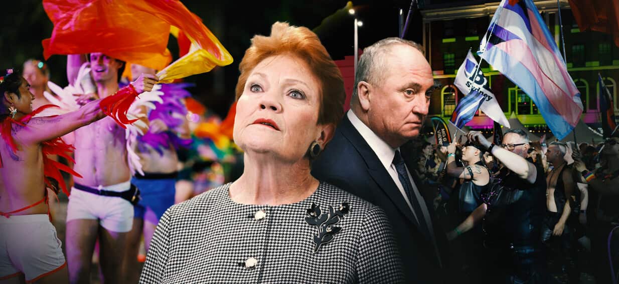 Behind One Nation's 'gayest party' claim lies a long and complex history