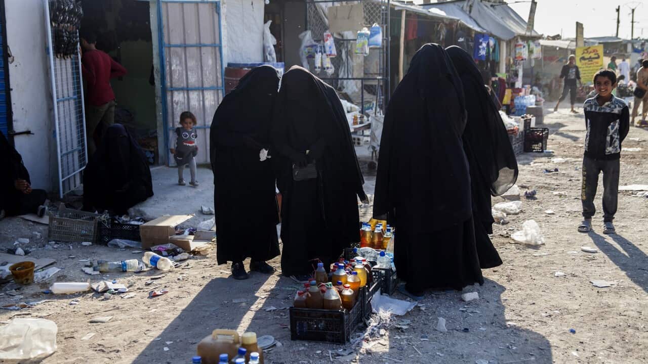 Al Hawl camp in Syria