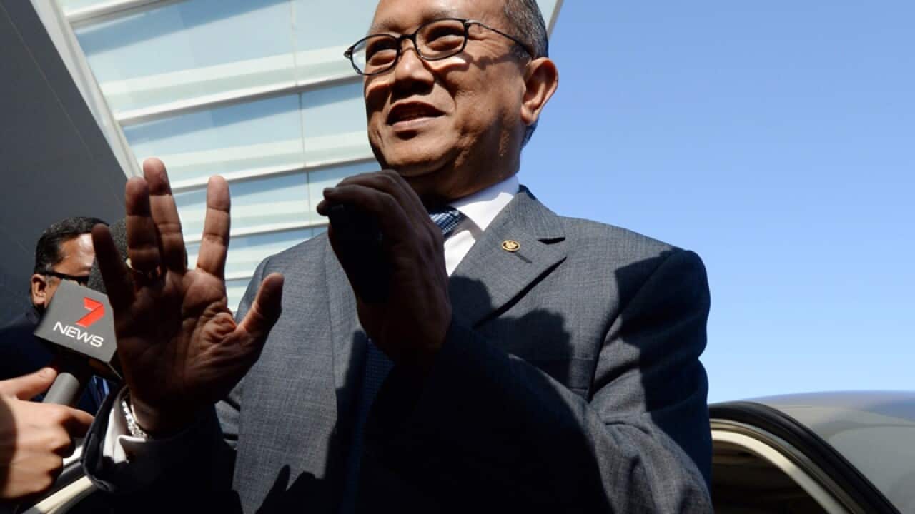 The Indonesian Ambassador to Australia Nadjib Riphat Kesoema