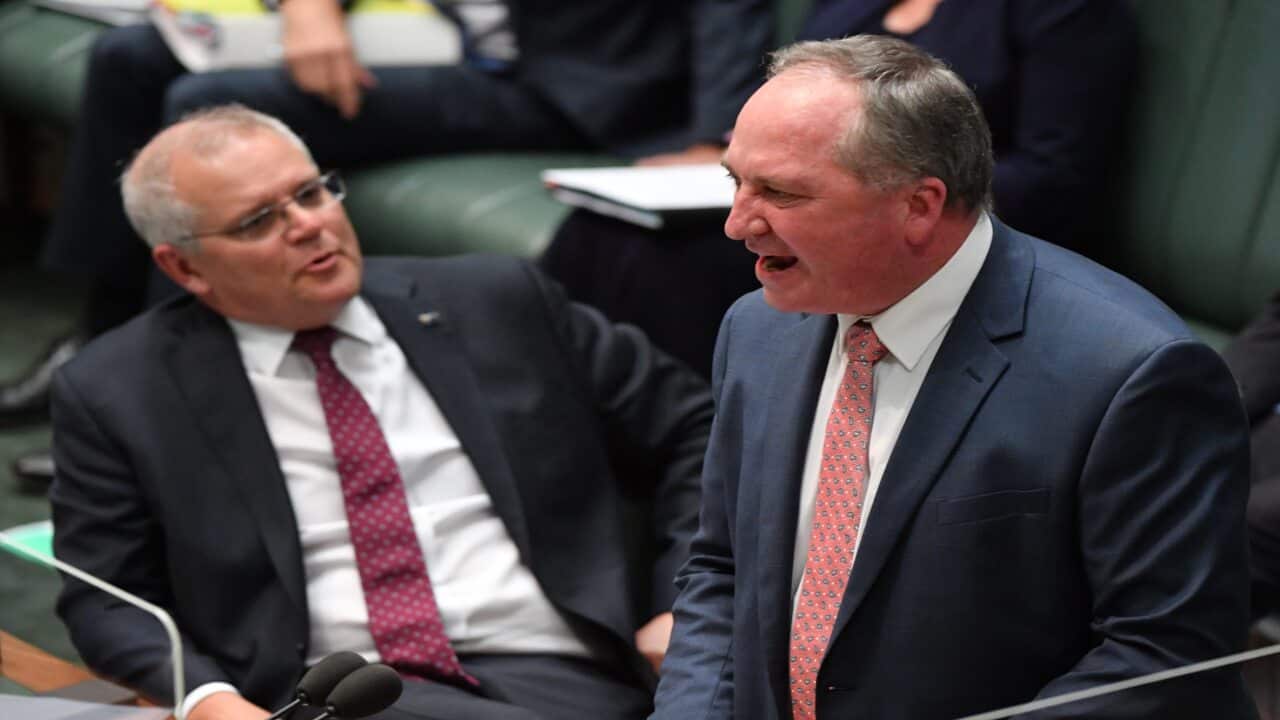 Prime Minister Scott Morrison and Deputy Prime Minister Barnaby Joyce