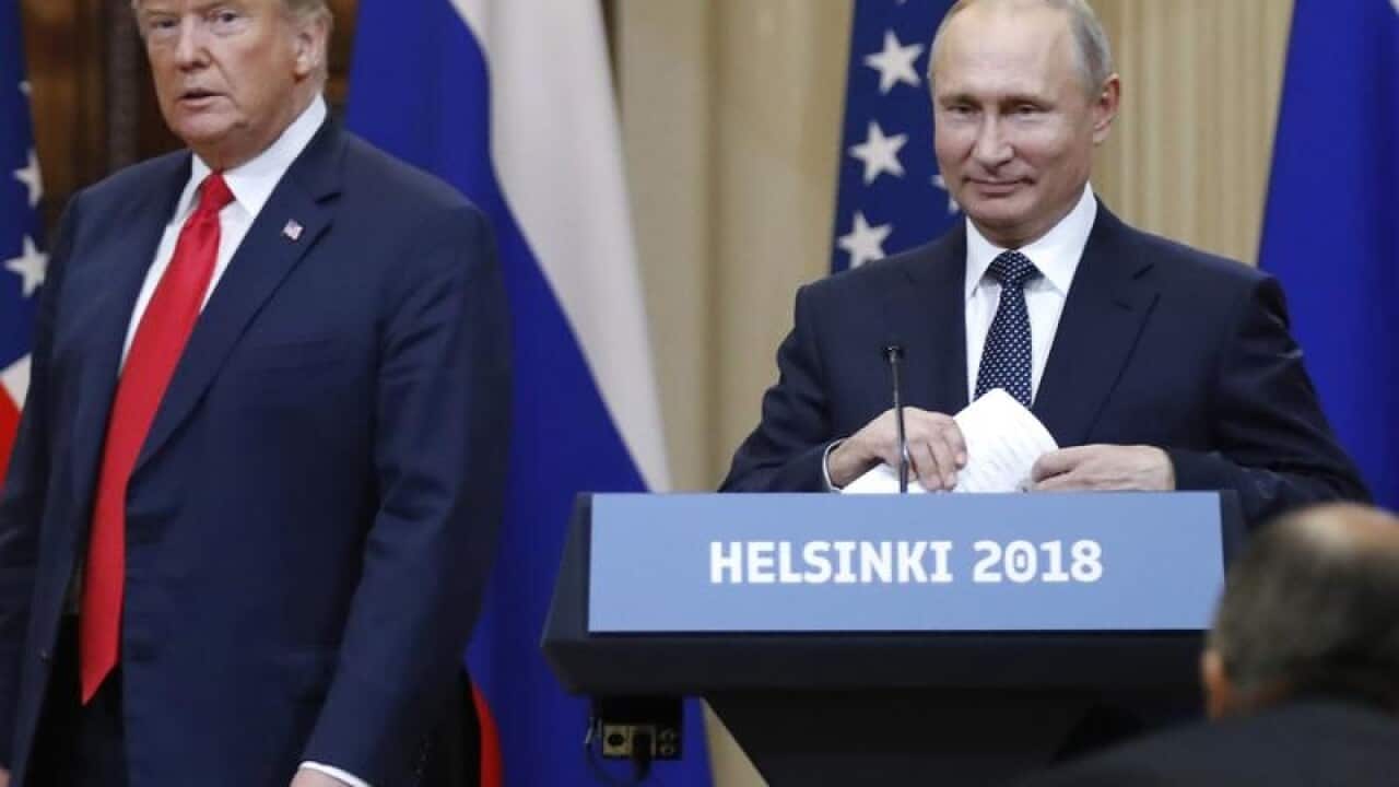 President Trump and President Putin in Helsinki