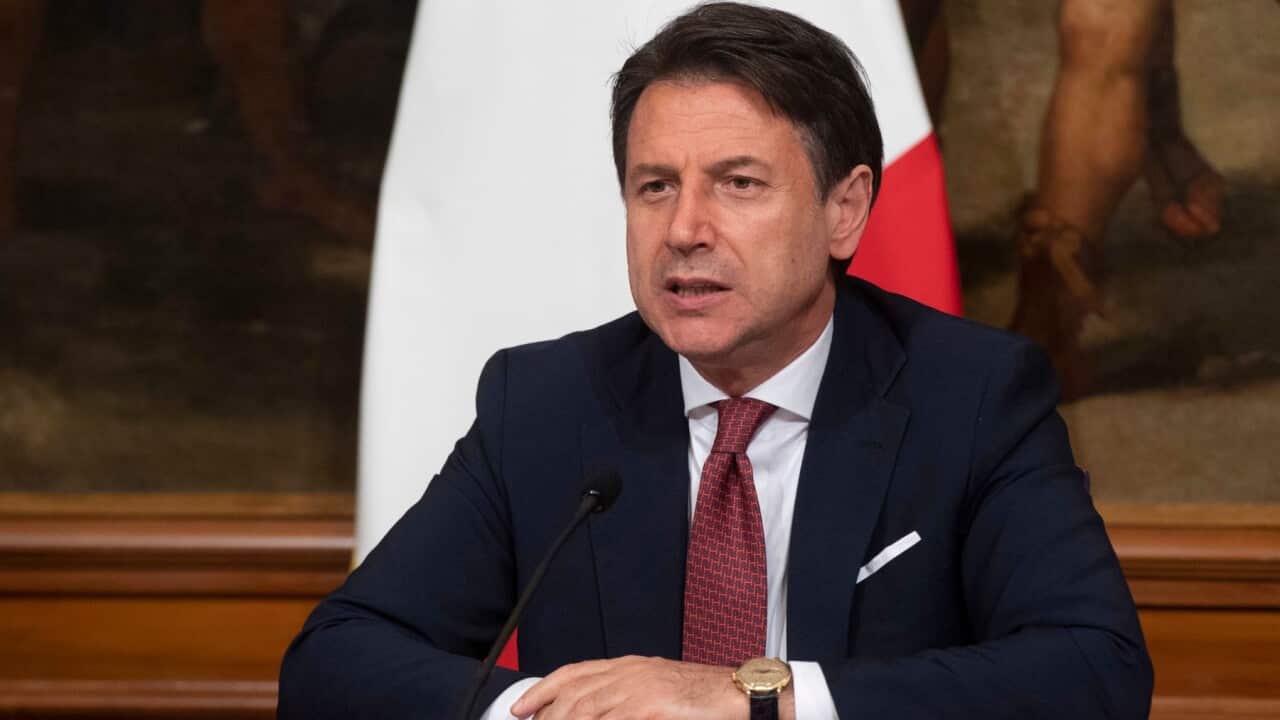 Giuseppe Conte, presidente del Consiglio dei ministri della Repubblica Italiana dal 1º giugno 2018.