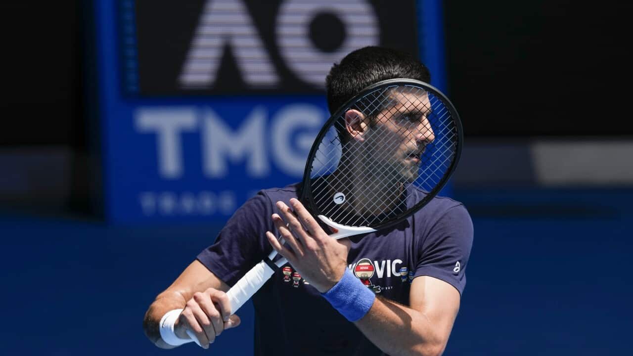 Novak Djokovic at the Australian Open