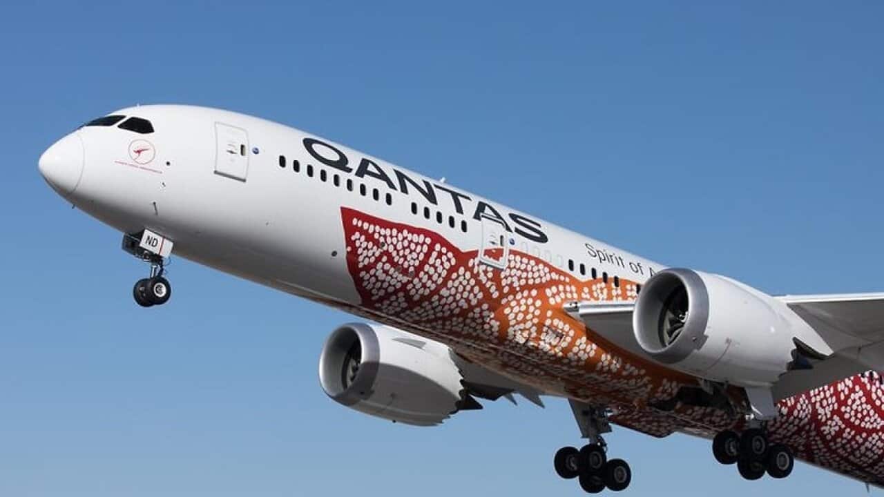 Passengers have checked in for the first Perth to London direct flight on Qantas' new Dreamliner. 
