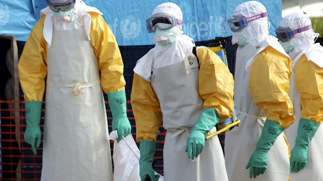 Liberian health workers